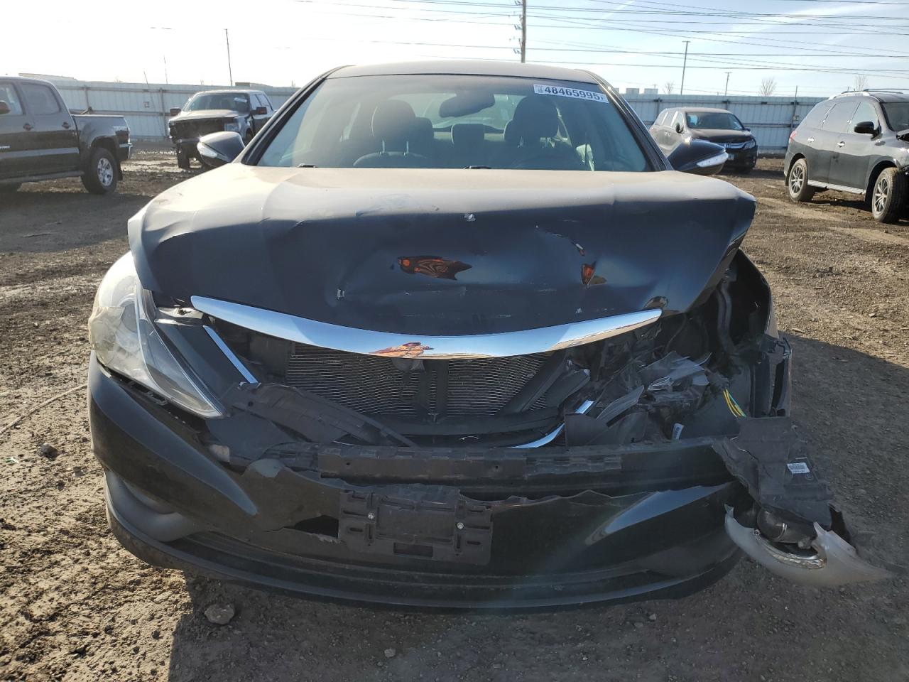 2014 Hyundai Sonata VIN 5NPEB4AC0EH893412 Copart auction photo, front end / minor dent/scratches damage thumbnail 5