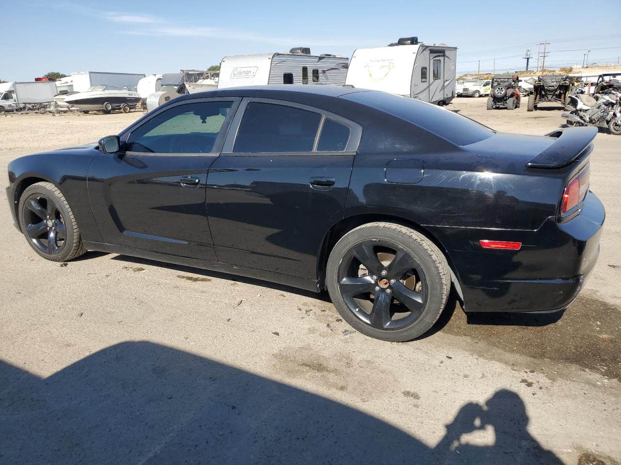 2012 Dodge Charger VIN 2C3CDXHG9CH178764 Copart auction photo, front end / side damage thumbnail 2