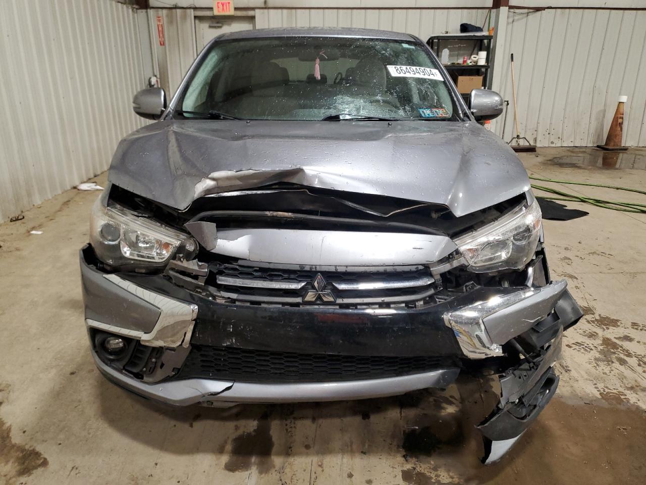 2018 Mitsubishi Outlander VIN JA4AR3AUXJZ011026 Copart auction photo, front end damage thumbnail 5