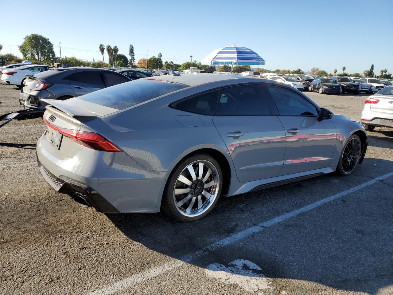 2023 Audi S7 VIN WUAPCBF25PN905991 Copart auction photo, front end / minor dent/scratches damage thumbnail 3