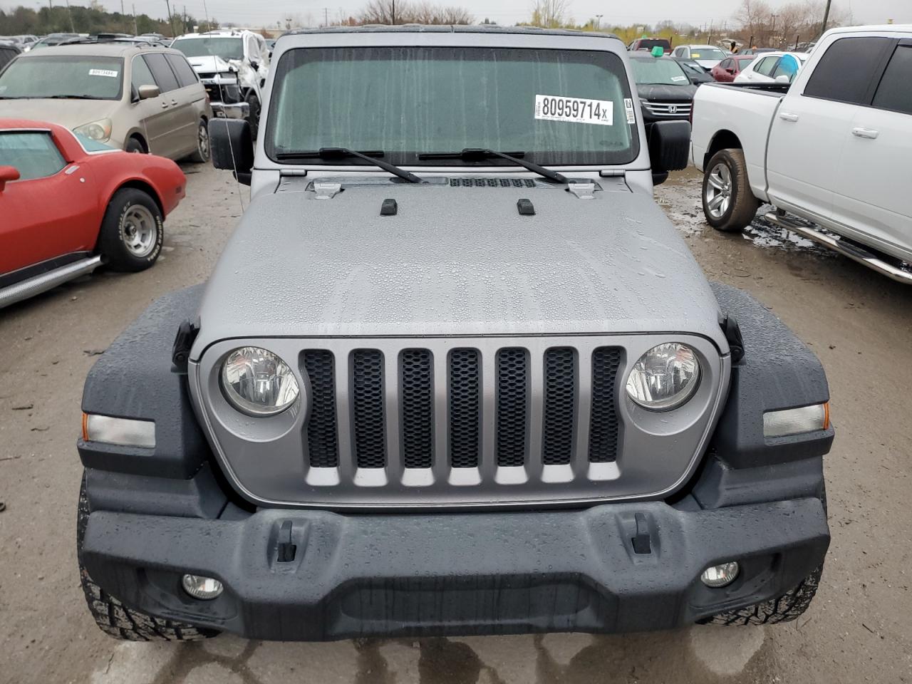 2018 Jeep Wrangler VIN 1C4HJXDG9JW272710 Copart auction photo, side / rear end damage thumbnail 5