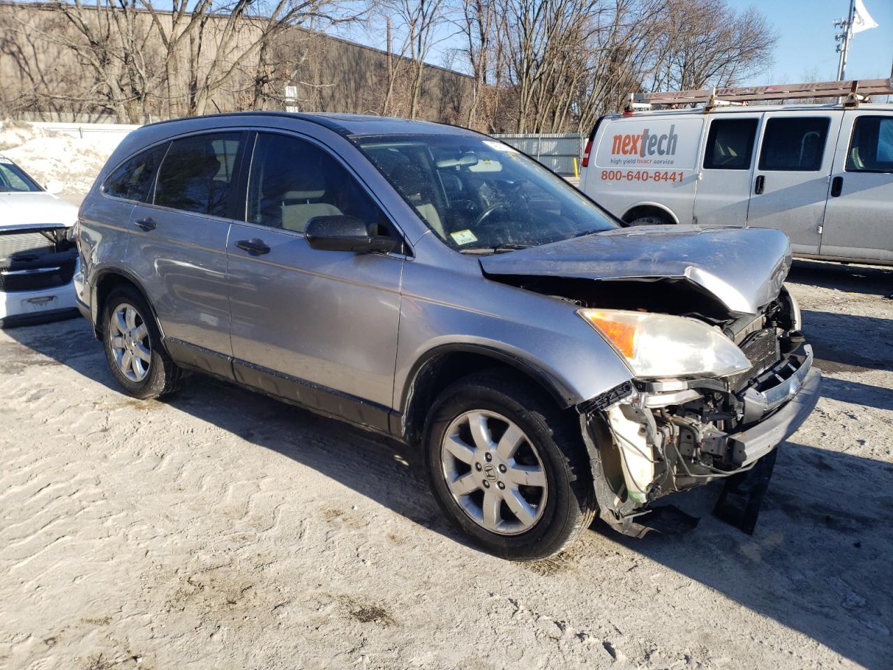 2007 Honda CR-V VIN JHLRE48587C112640 Copart auction photo, front end / minor dent/scratches damage thumbnail 4