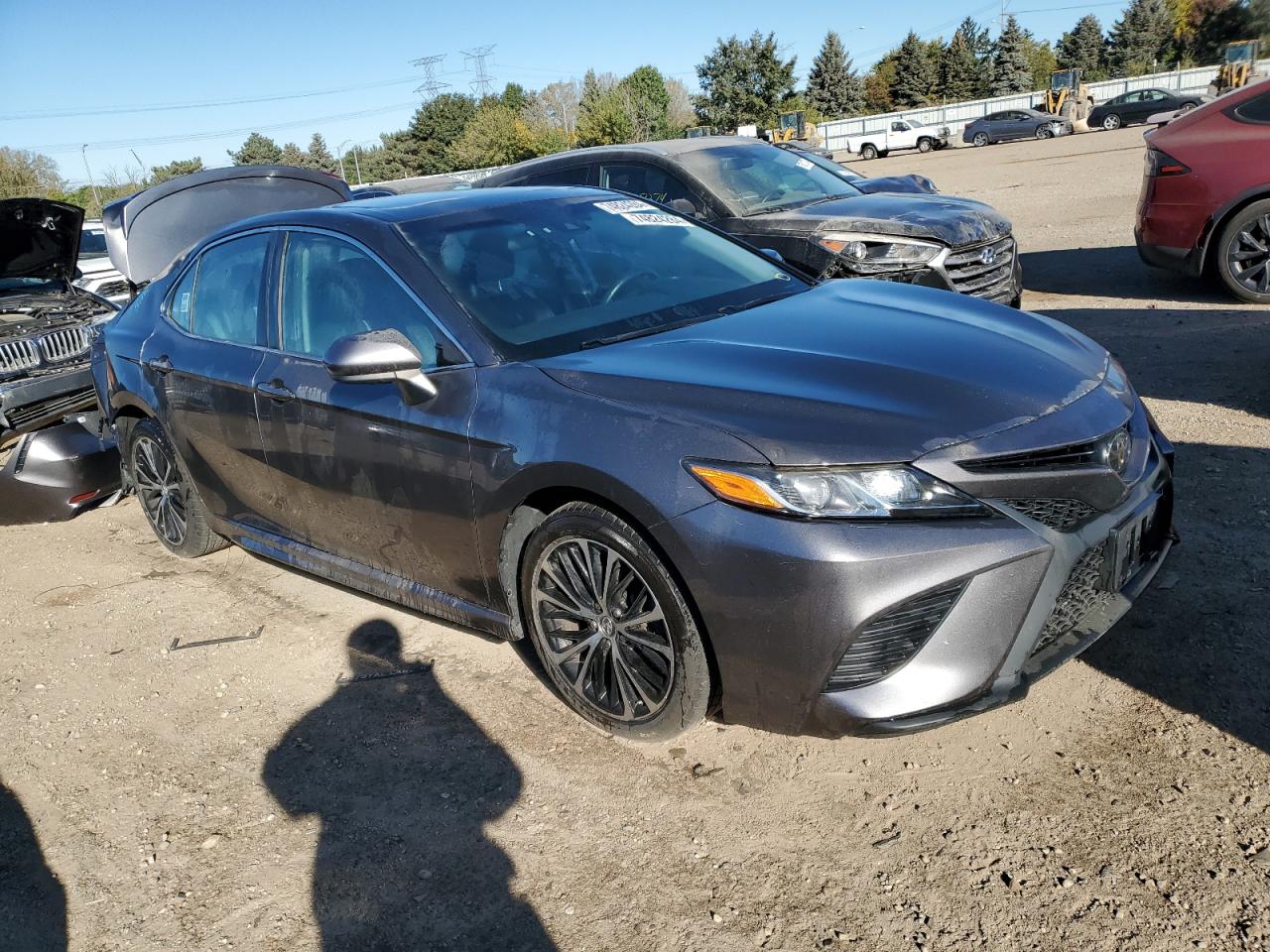 2018 Toyota Camry VIN 4T1B11HK7JU577759 Copart auction photo, rear end damage thumbnail 4
