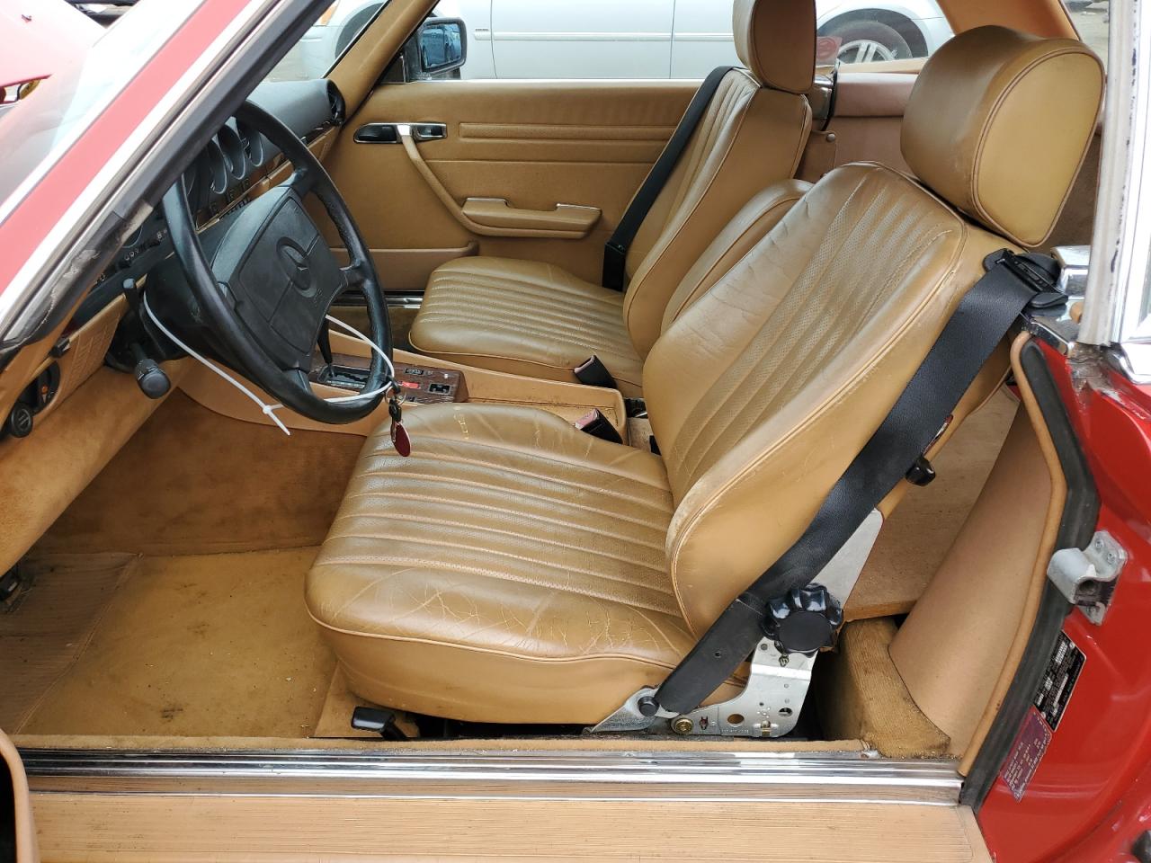 1989 Mercedes-Benz SL-klasse VIN WDBBA48D5KA103768 Copart auction photo, side / front end damage thumbnail 7