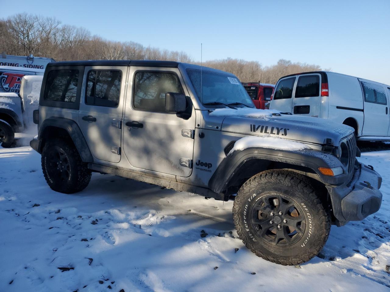 2020 Jeep Wrangler VIN 1C4HJXDN8LW208269 Copart auction photo, rear end damage thumbnail 4