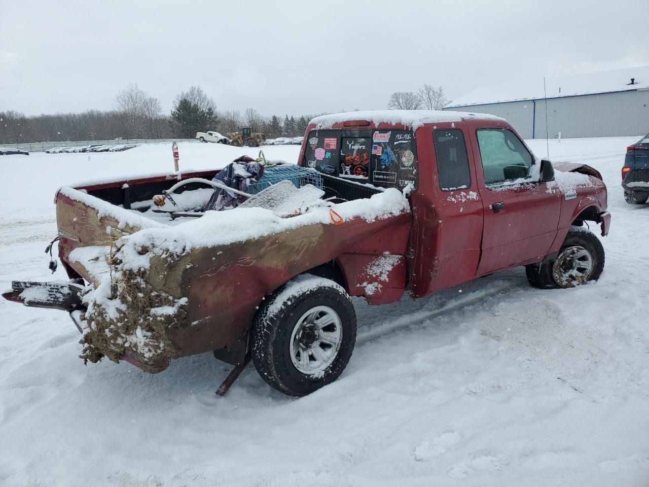 2008 Ford Ranger VIN 1FTZR15E08PB06684 Copart auction photo, rollover / undercarriage damage thumbnail 3