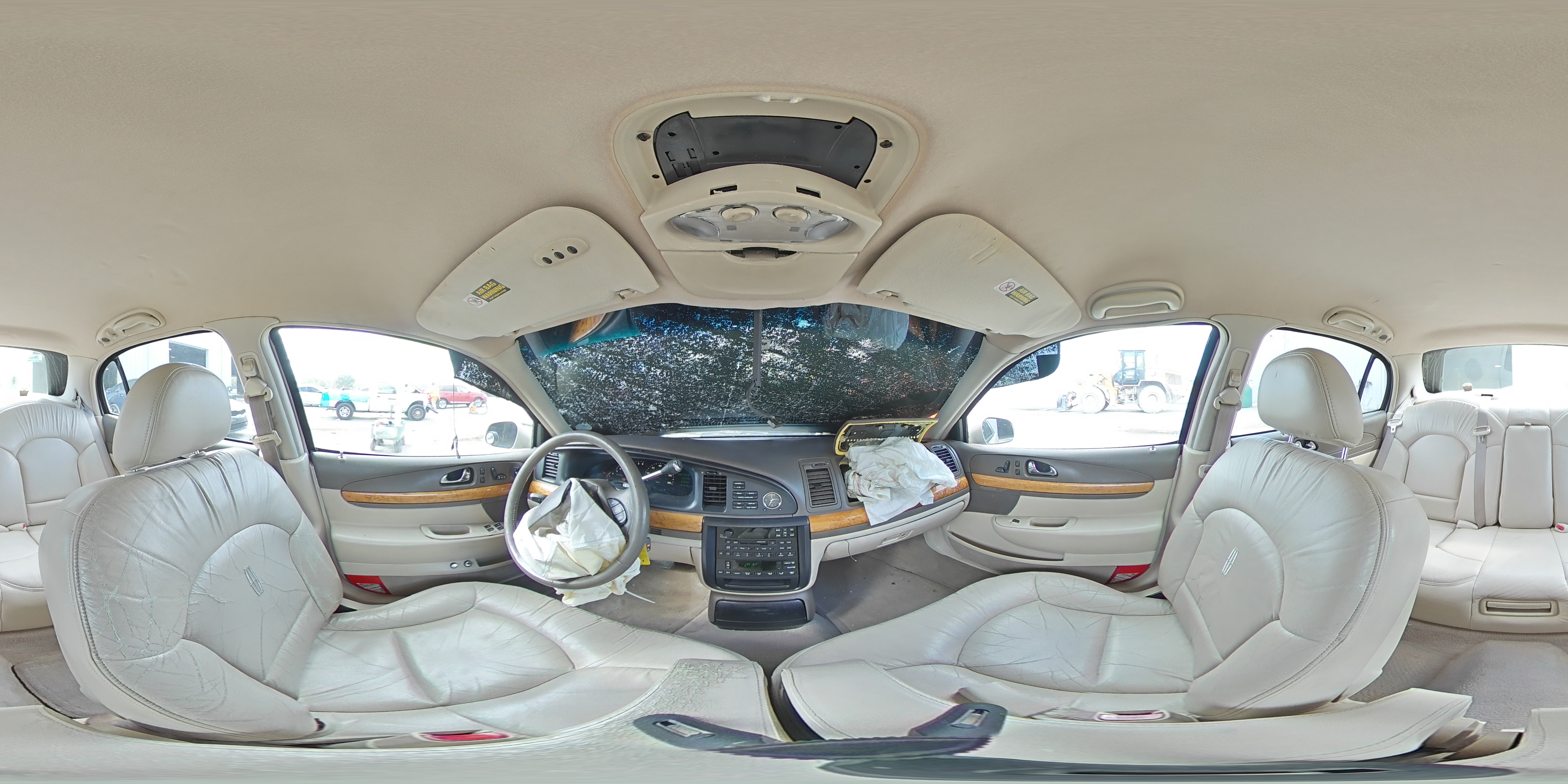 2001 Lincoln Continental VIN 1LNHM97V01Y649261 Copart auction photo, front end damage thumbnail 13