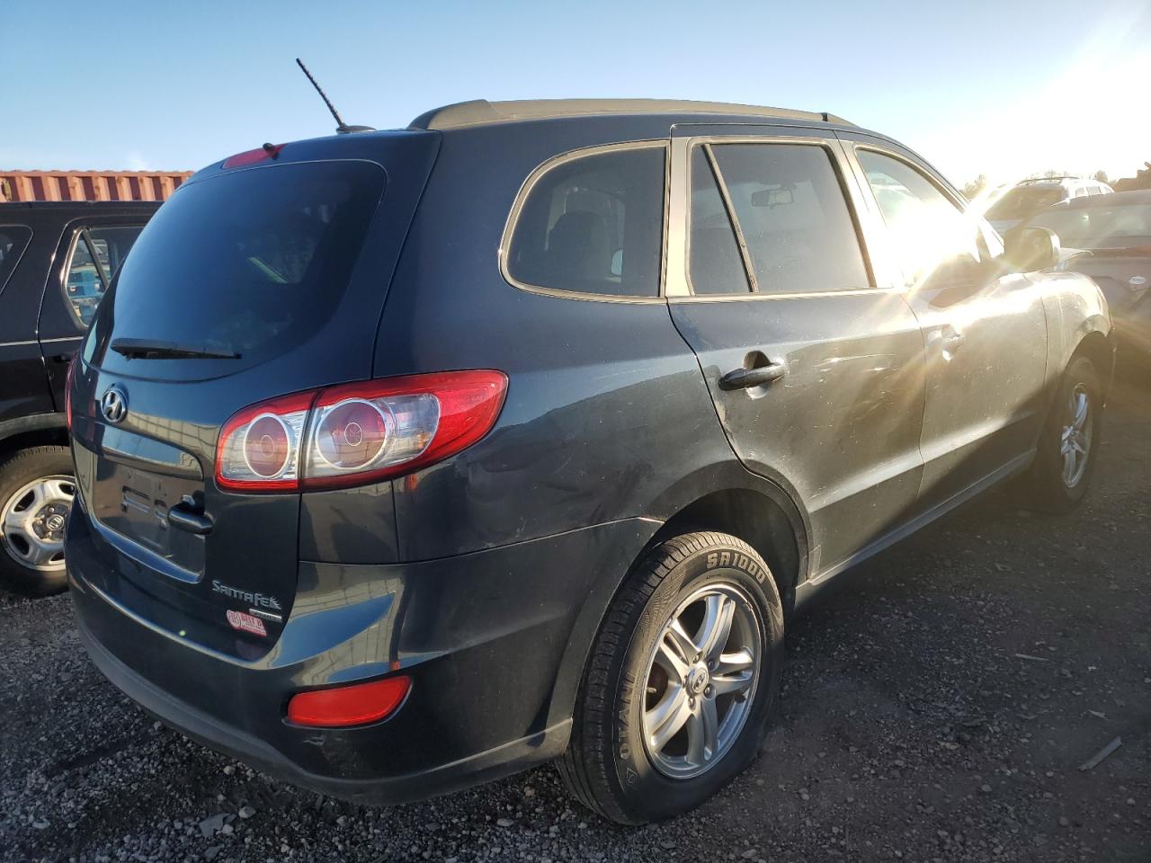 2011 Hyundai Santa Fe VIN 5XYZGDAB0BG078348 Copart auction photo, burn - engine / front end damage thumbnail 3