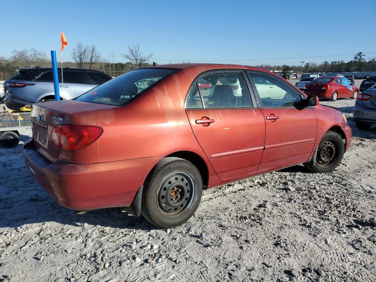 2005 Toyota Corolla VIN JTDBR32E352064506 Copart auction photo, front end / side damage thumbnail 3