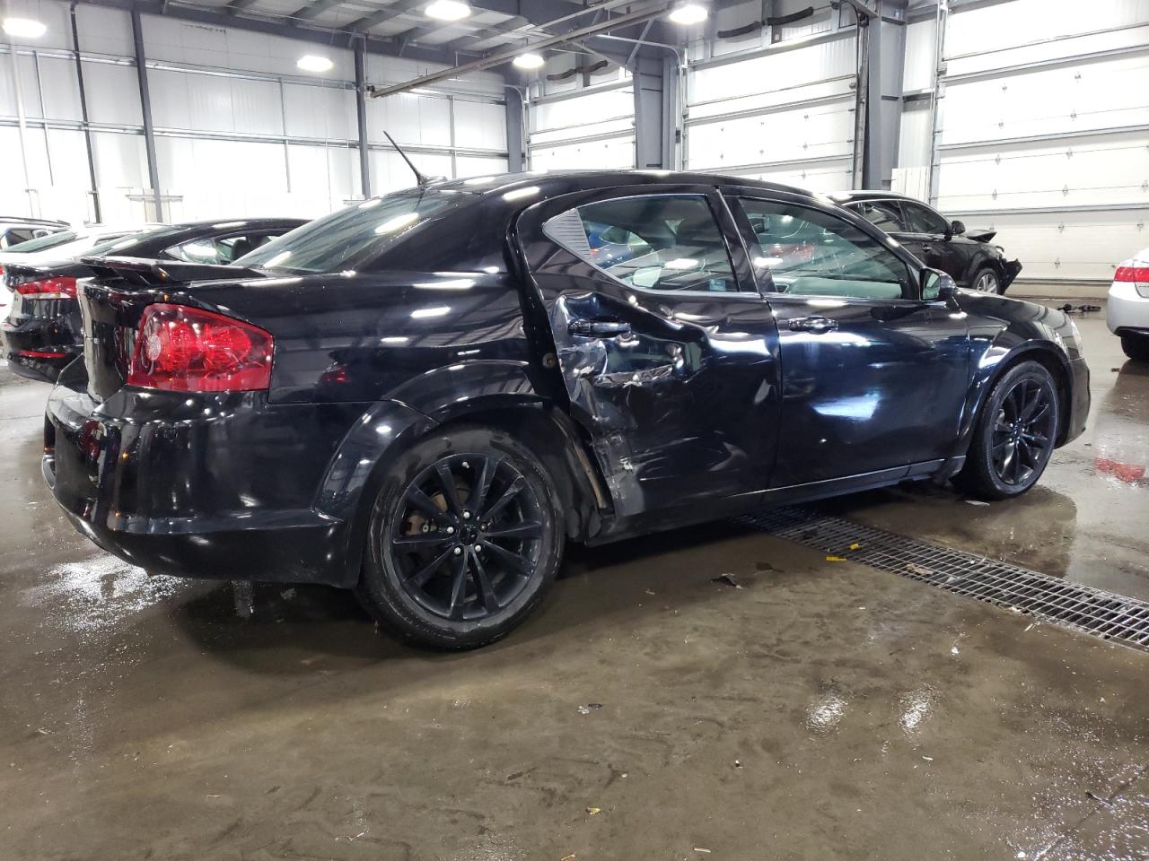 2013 Dodge Avenger VIN 1C3CDZCG8DN746594 Copart auction photo, side damage thumbnail 3