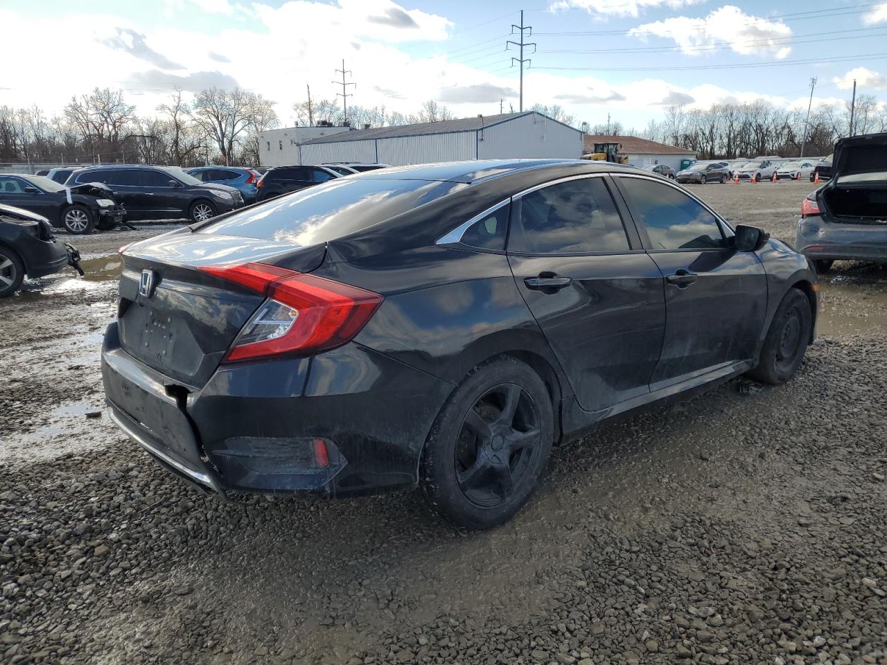 2019 Honda Civic VIN 19XFC2F6XKE023109 Copart auction photo, front end / rear end damage thumbnail 3