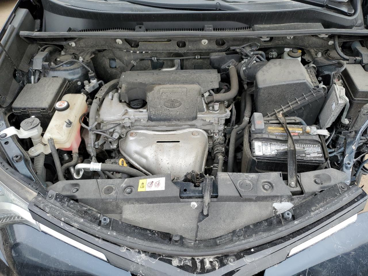 2017 Toyota RAV 4 VIN JTMRFREV4HD199332 Copart auction photo, front end / side damage thumbnail 11