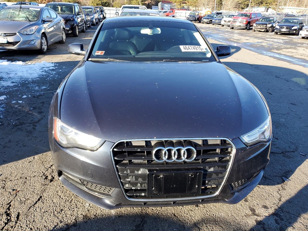 2014 Audi A5 VIN WAULFAFR8EA045595 Copart auction photo, rear end / side damage thumbnail 5