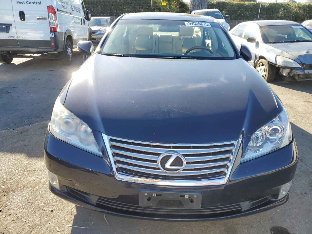 2010 Lexus ES VIN JTHBK1EGXA2389636 Copart auction photo, rear end damage thumbnail 5