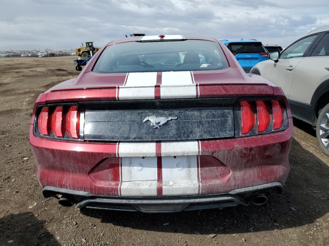2018 Ford Mustang VIN 1FA6P8TH9J5122954 Copart auction photo, all over damage thumbnail 6