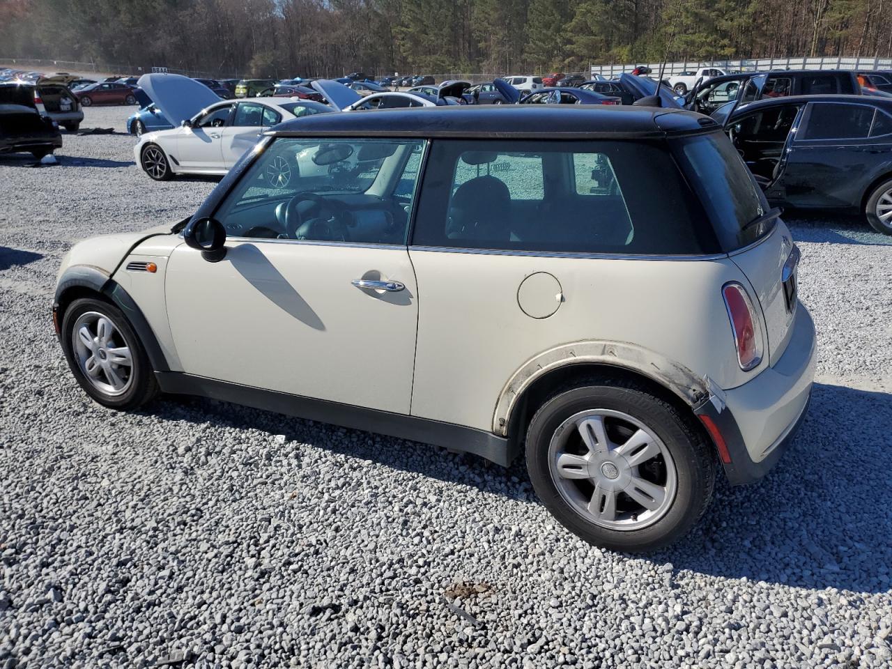 2006 MINI Cooper VIN WMWRC33556TJ76201 Copart auction photo, front end / rear end damage thumbnail 2
