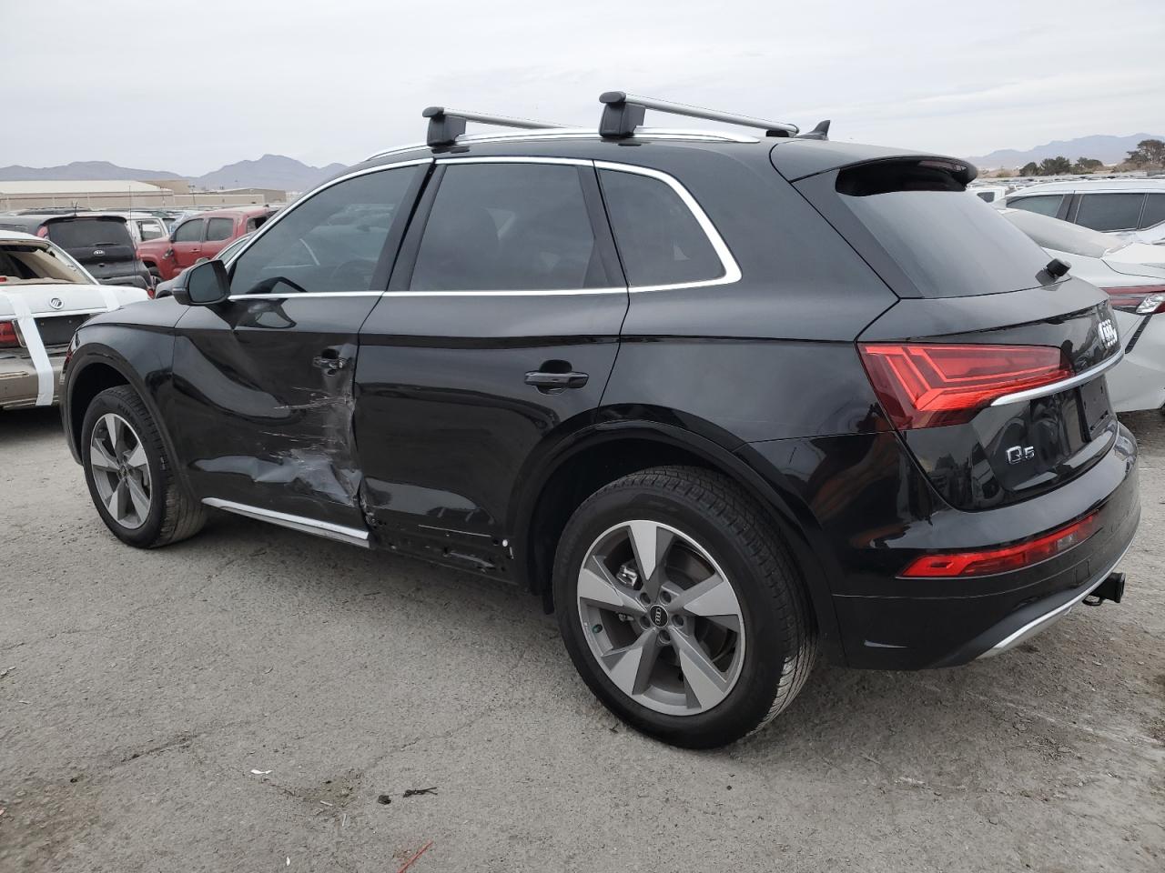 2023 Audi Q5 VIN WA1ABAFY7P2093562 Copart auction photo, side damage thumbnail 2