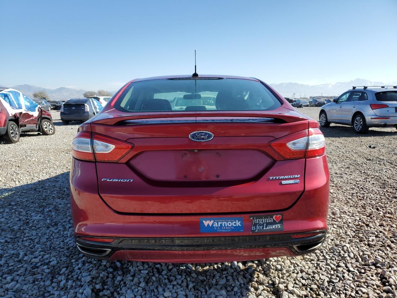 2014 Ford Fusion VIN 3FA6P0D98ER345501 Copart auction photo, side damage thumbnail 6