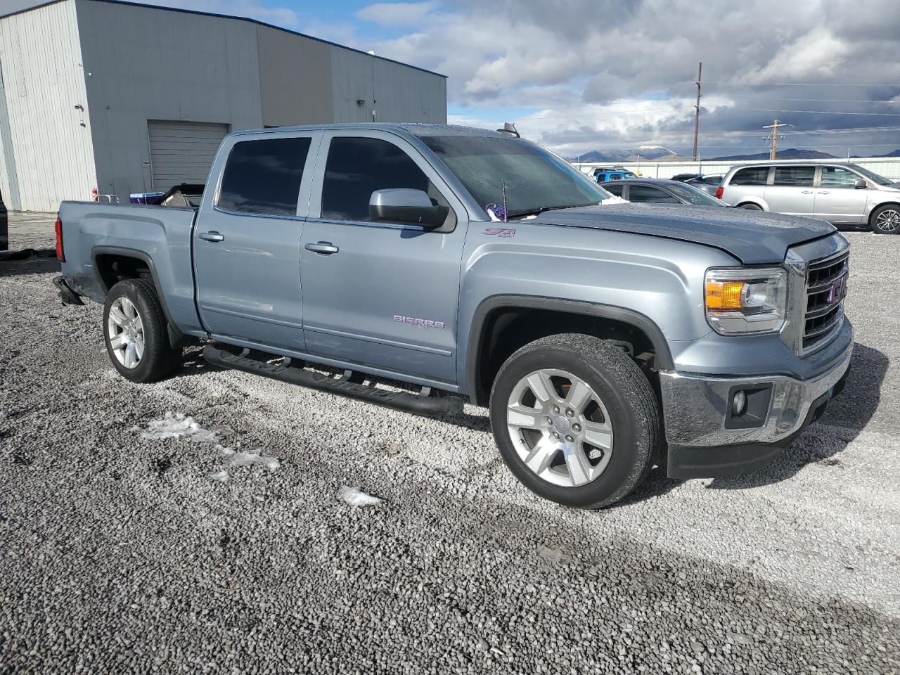 2015 GMC Sierra VIN 3GTU2UEC2FG397334 Copart auction photo, rear end / side damage thumbnail 4