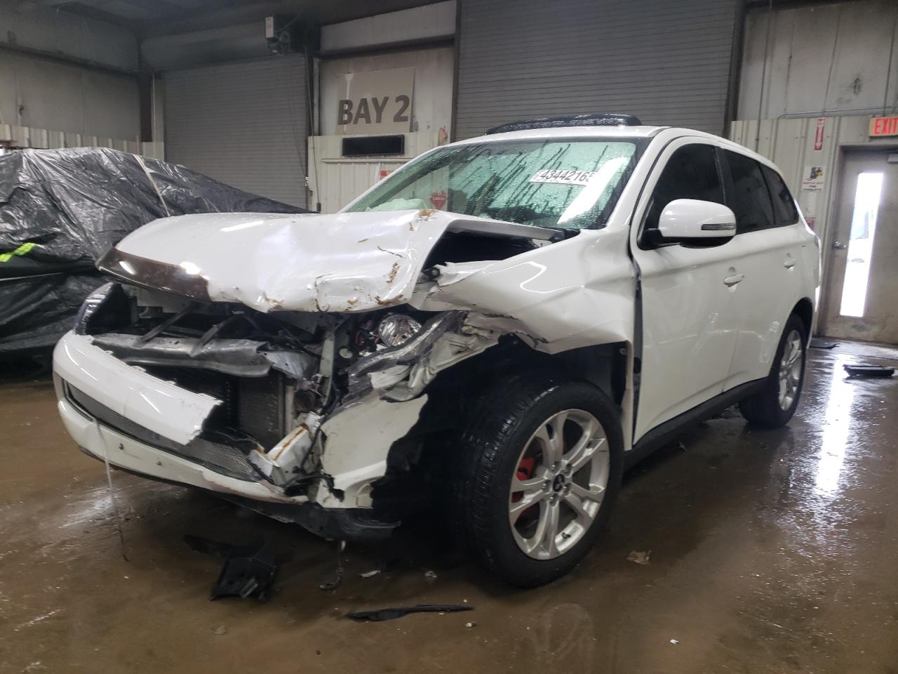 2014 Mitsubishi Outlander VIN JA4AD3A30EZ018045
