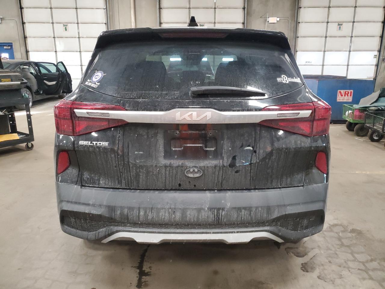 2022 KIA Seltos VIN KNDEPCAA3N7317697 Copart auction photo, front end / side damage thumbnail 6