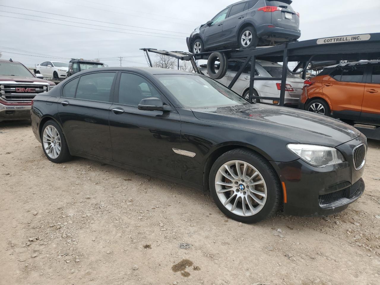 2013 BMW 7er VIN WBAYF8C52DD141574 Copart auction photo, mechanical / minor dent/scratches damage thumbnail 4