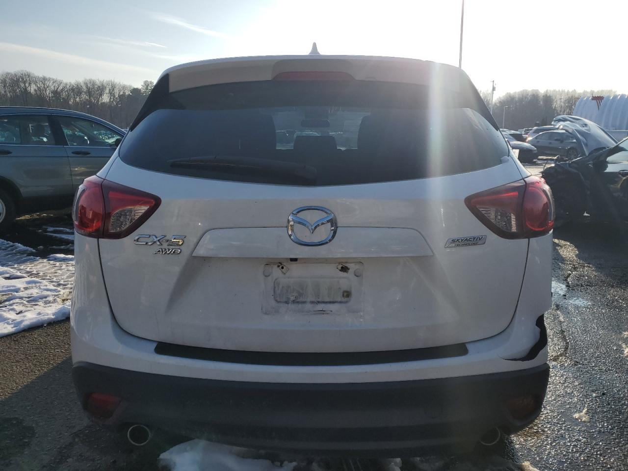 2016 Mazda CX-5 VIN JM3KE4BY3G0867088 Copart auction photo, front end / rear end damage thumbnail 6