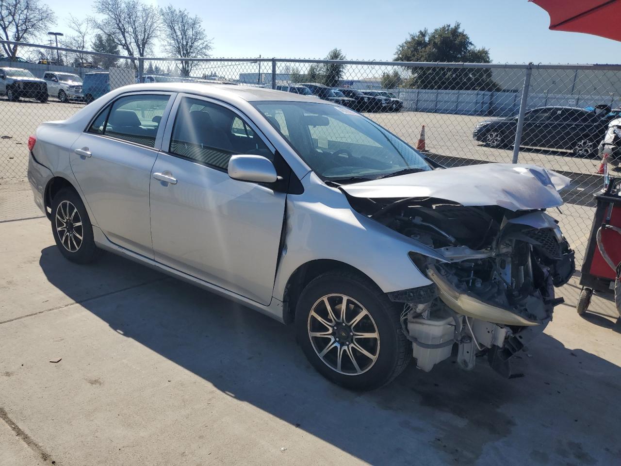2010 Toyota Corolla VIN 1NXBU4EE4AZ199780 Copart auction photo, front end damage thumbnail 4