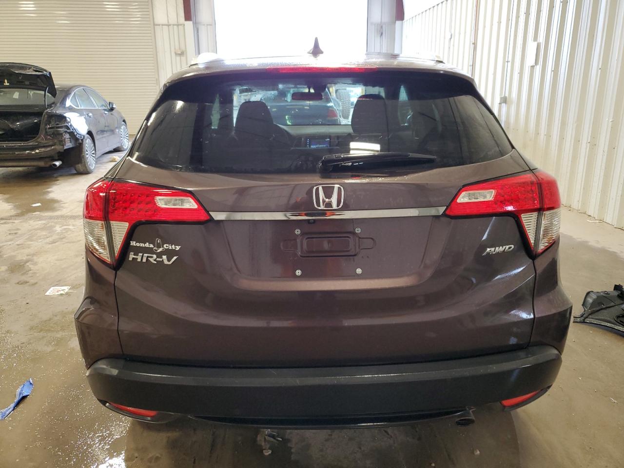 2022 Honda HR-V VIN 3CZRU6H57NM747981 Copart auction photo, front end / side damage thumbnail 6
