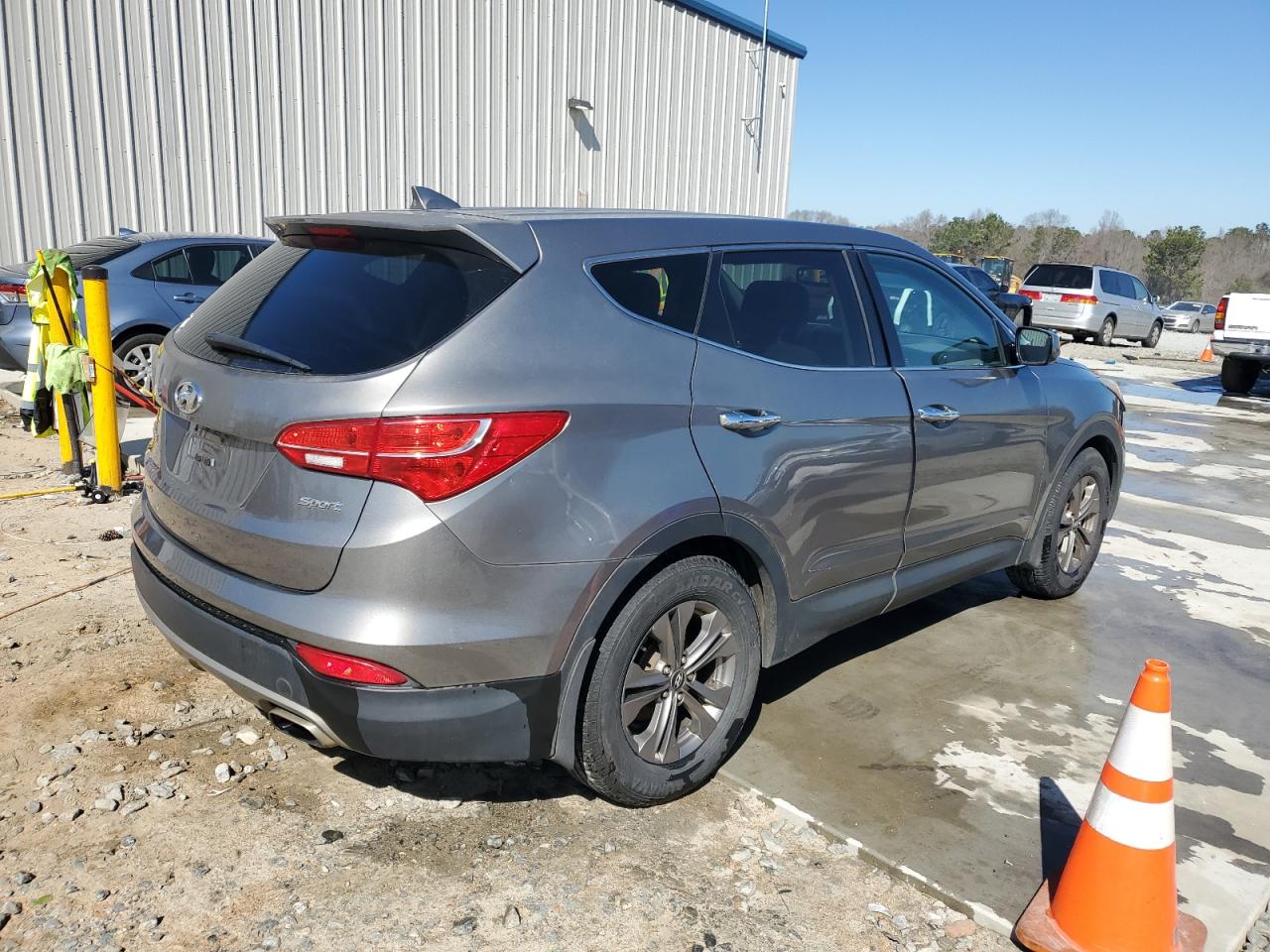 2013 Hyundai Santa Fe VIN 5XYZT3LBXDG072224 Copart auction photo, front end damage thumbnail 3