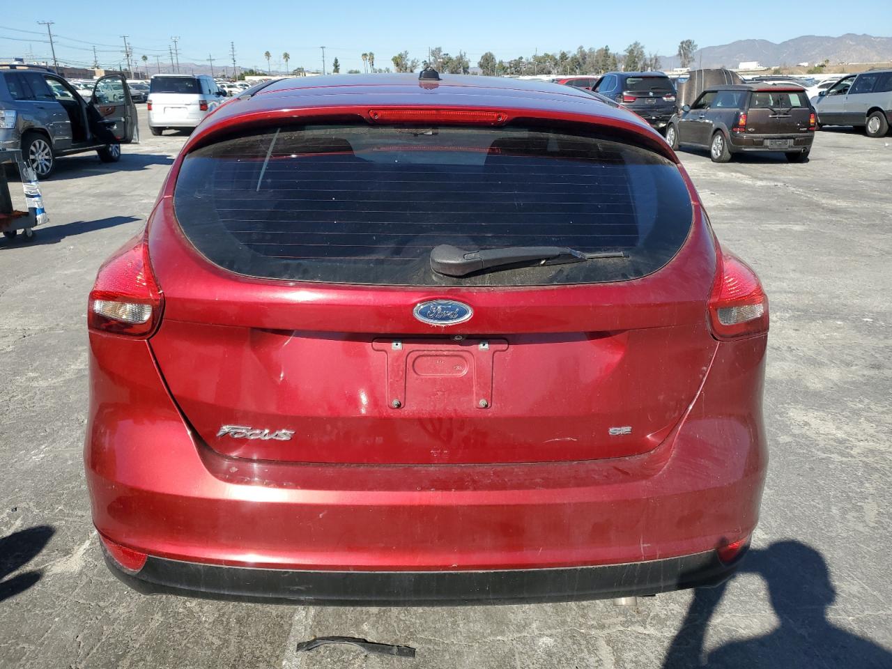 2016 Ford Focus VIN 1FADP3K21GL298120 Copart auction photo, all over damage thumbnail 6
