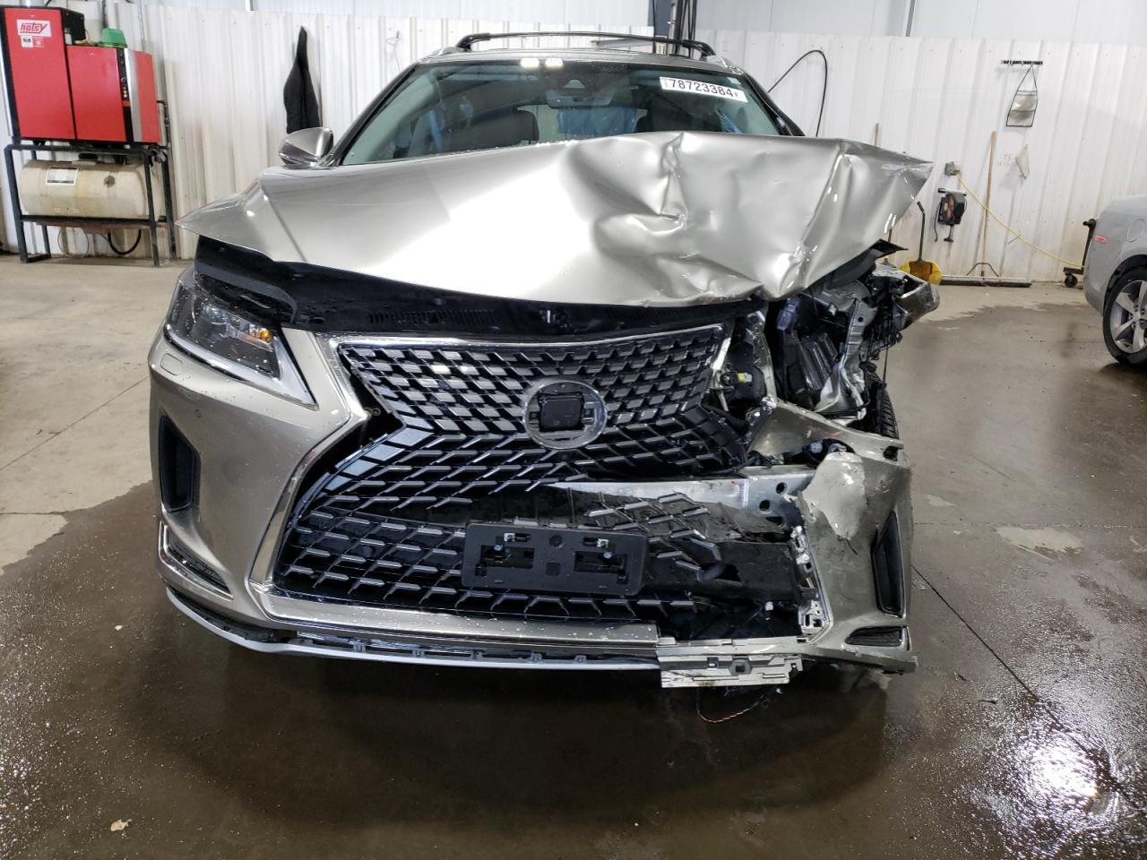 2022 Lexus RX VIN 2T2HZMAA1NC220005 Copart auction photo, front end damage thumbnail 5