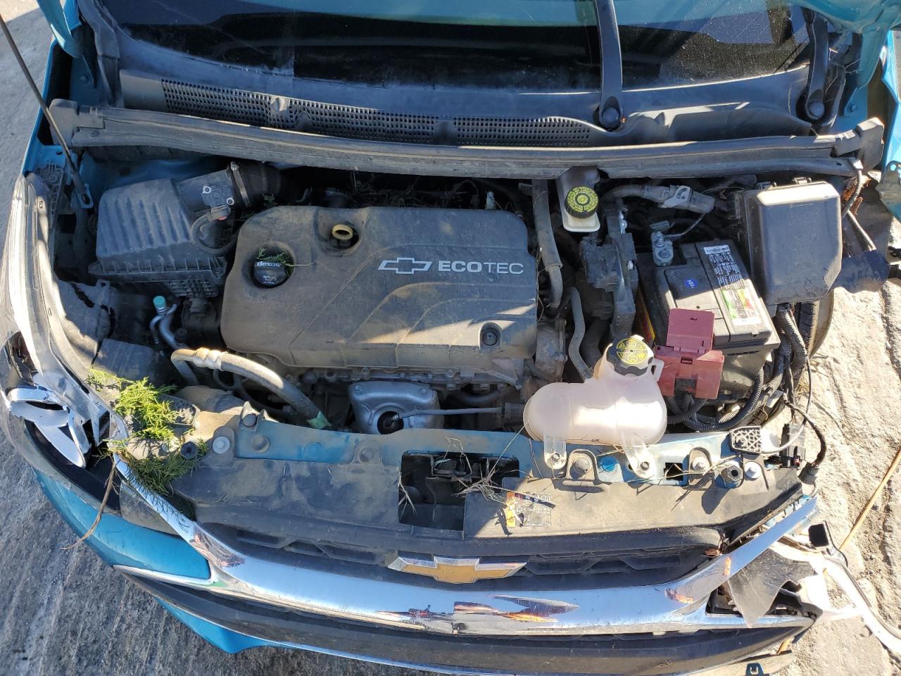 2020 Chevrolet Spark VIN KL8CB6SA2LC419981 Copart auction photo, front end / side damage thumbnail 13
