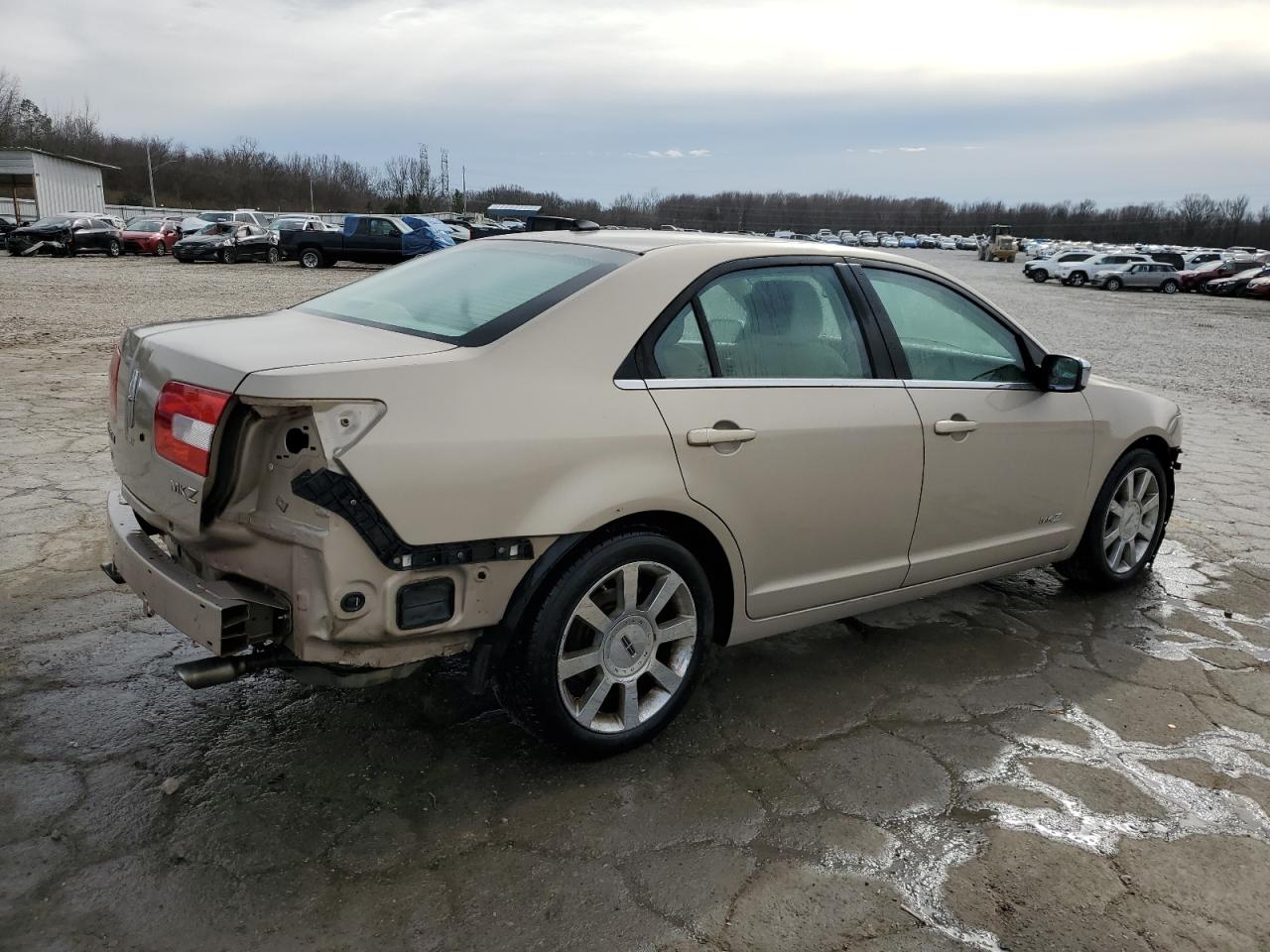 2008 Lincoln MKZ VIN 3LNHM26T18R610307 Copart auction photo, front end / rear end damage thumbnail 3