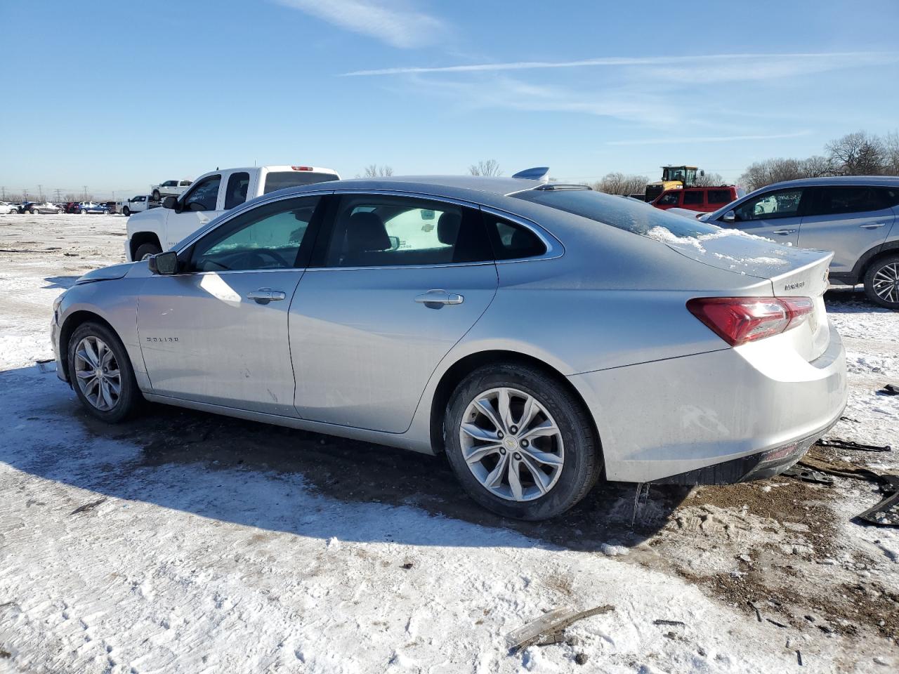 2019 Chevrolet Malibu VIN 1G1ZD5ST0KF167502 Copart auction photo, front end / side damage thumbnail 2