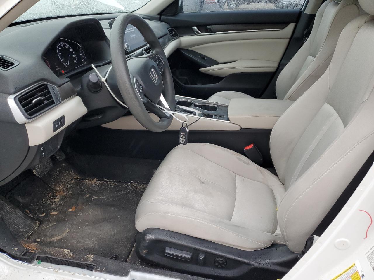 2020 Honda Accord VIN 1HGCV1F40LA129693 Copart auction photo, front end / side damage thumbnail 7