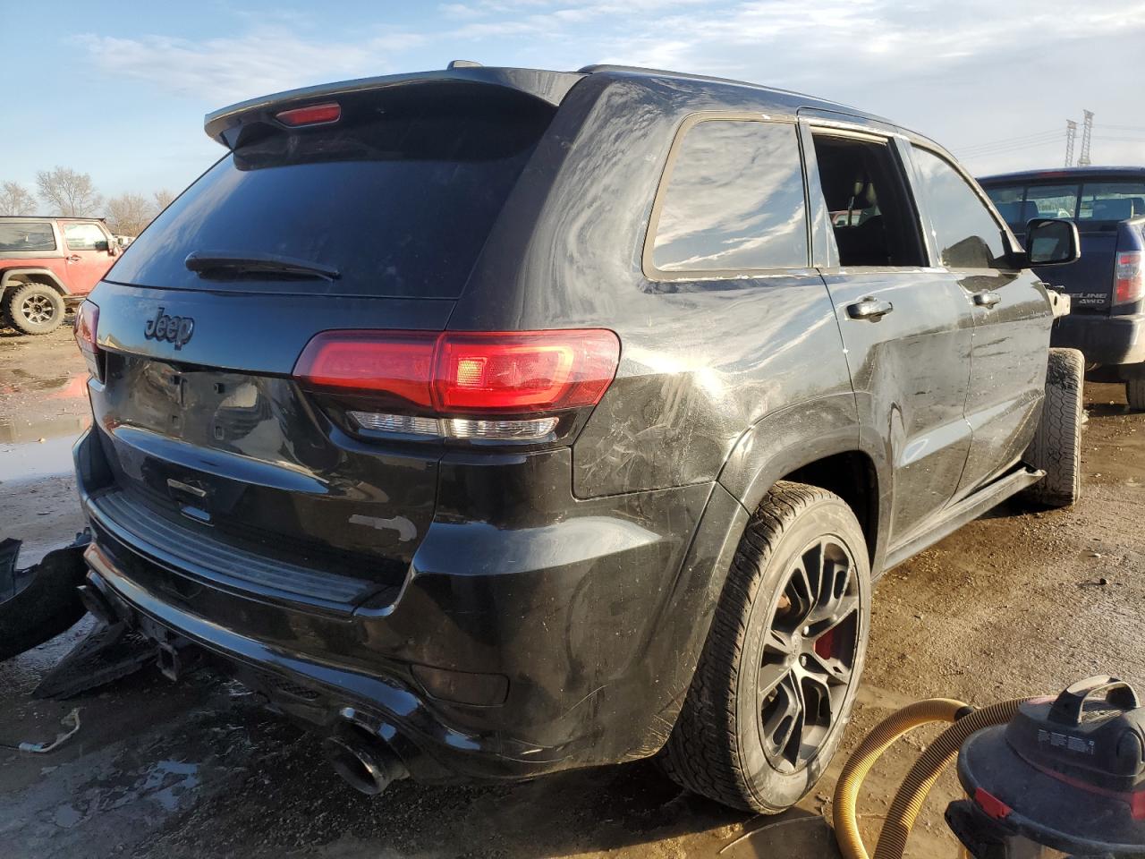 2014 Jeep Grand Cherokee VIN 1C4RJFDJ2EC212673 Copart auction photo, front end damage thumbnail 3