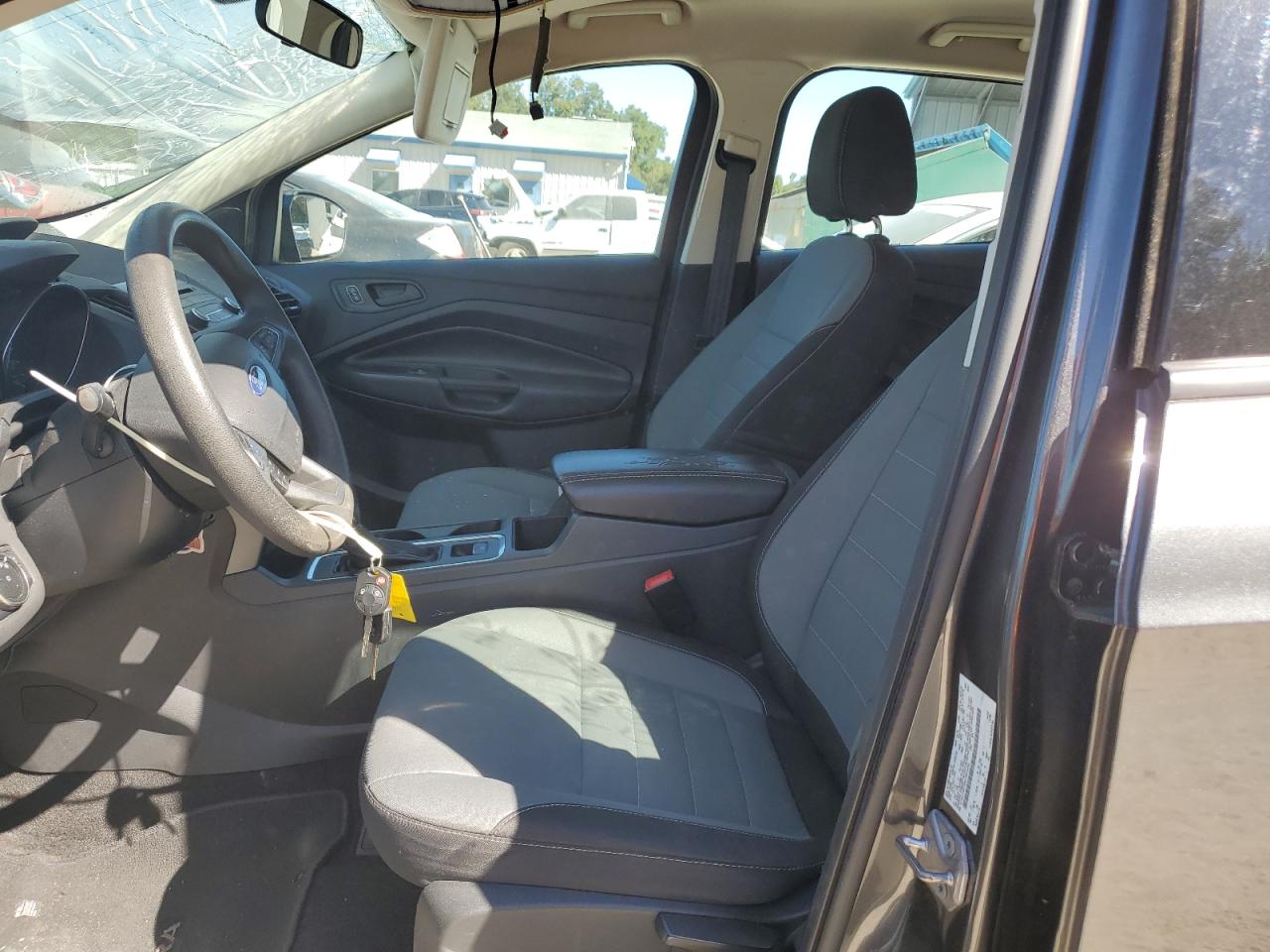2017 Ford Escape VIN 1FMCU0F79HUB91259 Copart auction photo, all over damage thumbnail 7