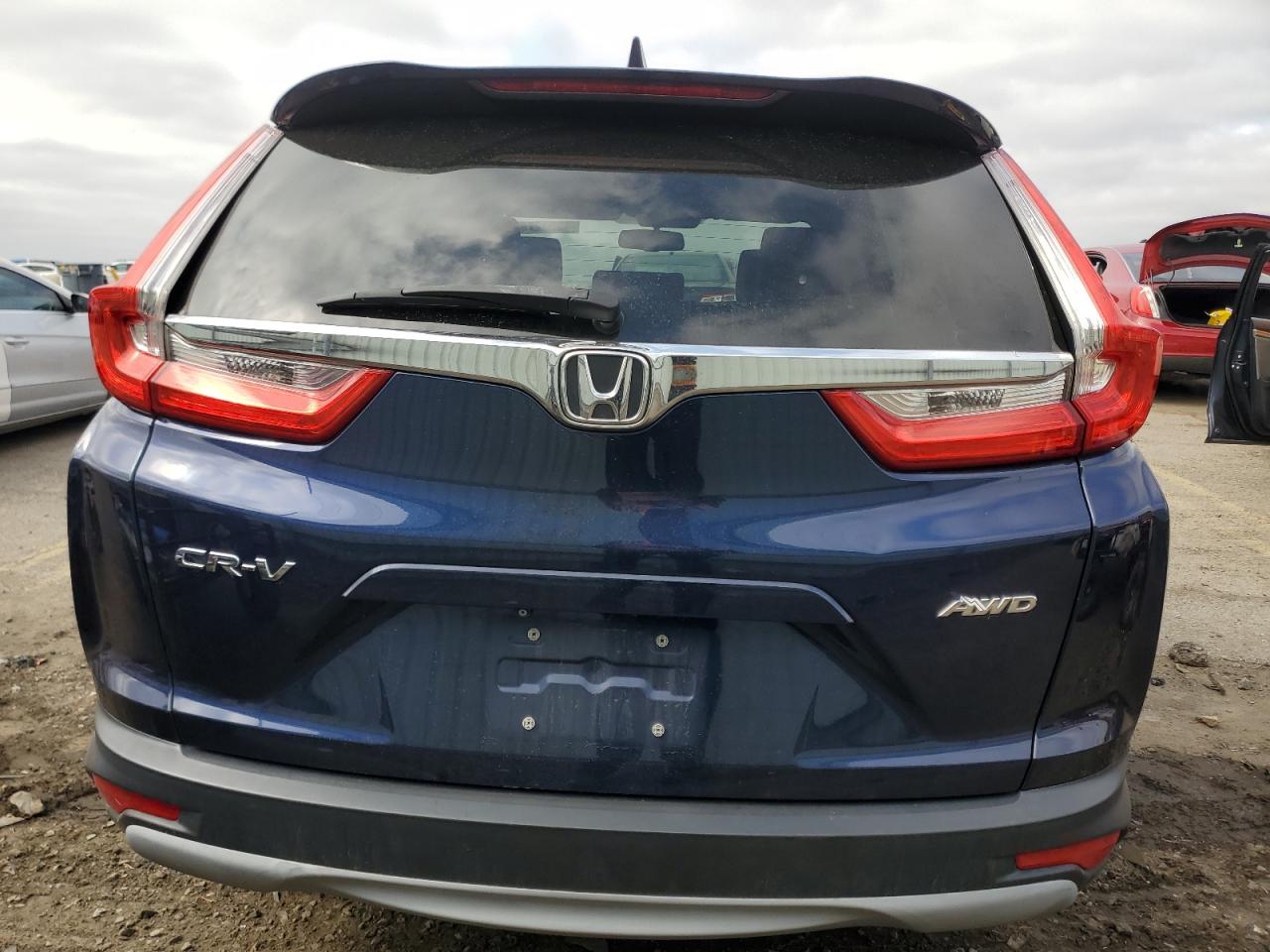2018 Honda CR-V VIN 2HKRW2H81JH629279 Copart auction photo, front end / undercarriage damage thumbnail 6