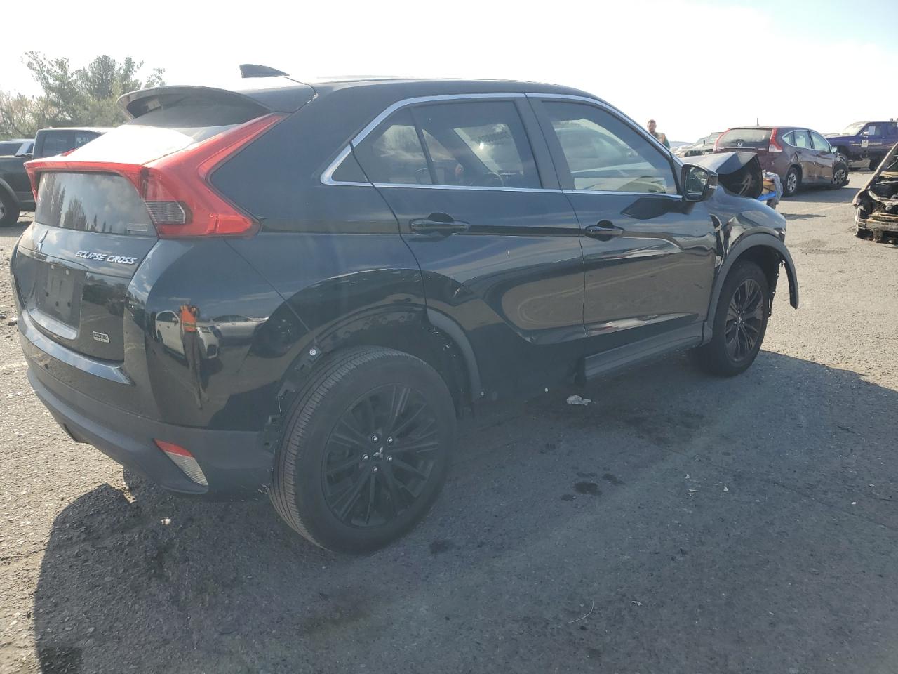 2019 Mitsubishi Eclipse VIN JA4AT4AAXKZ019349 Copart auction photo, front end / side damage thumbnail 3