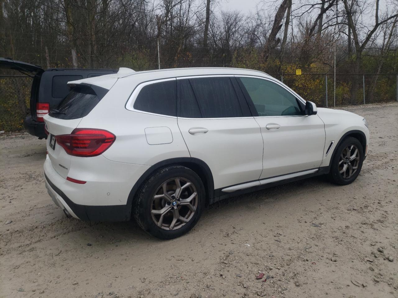 2020 BMW X3 VIN 5UXTS1C00L9C80125 Copart auction photo, front end damage thumbnail 3