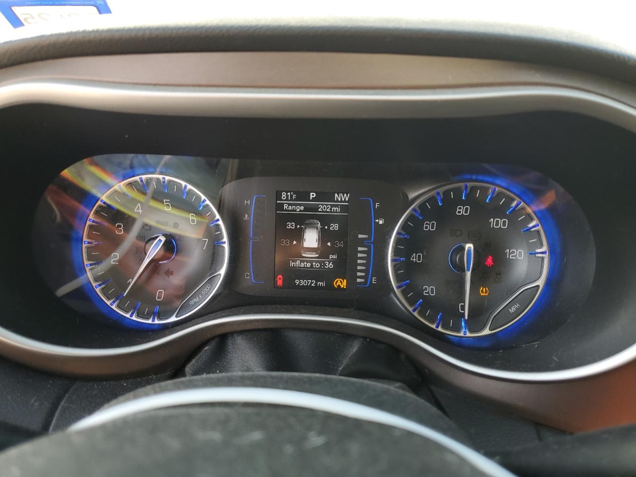 2019 Chrysler Pacifica VIN 2C4RC1BG1KR650317 Copart auction photo, hail damage thumbnail 9