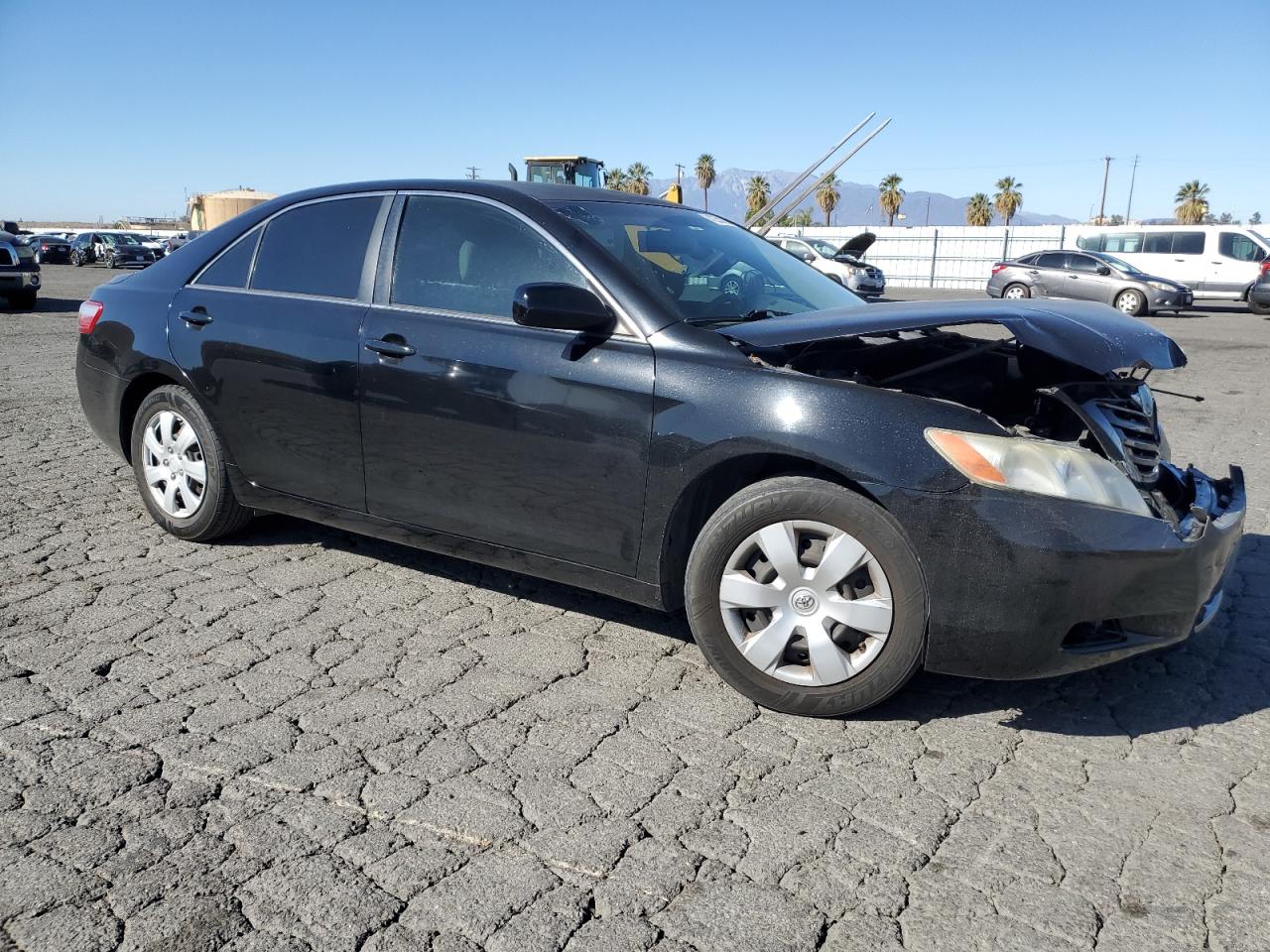 2007 Toyota Camry VIN JTNBE46K173061145 Copart auction photo, front end damage thumbnail 4