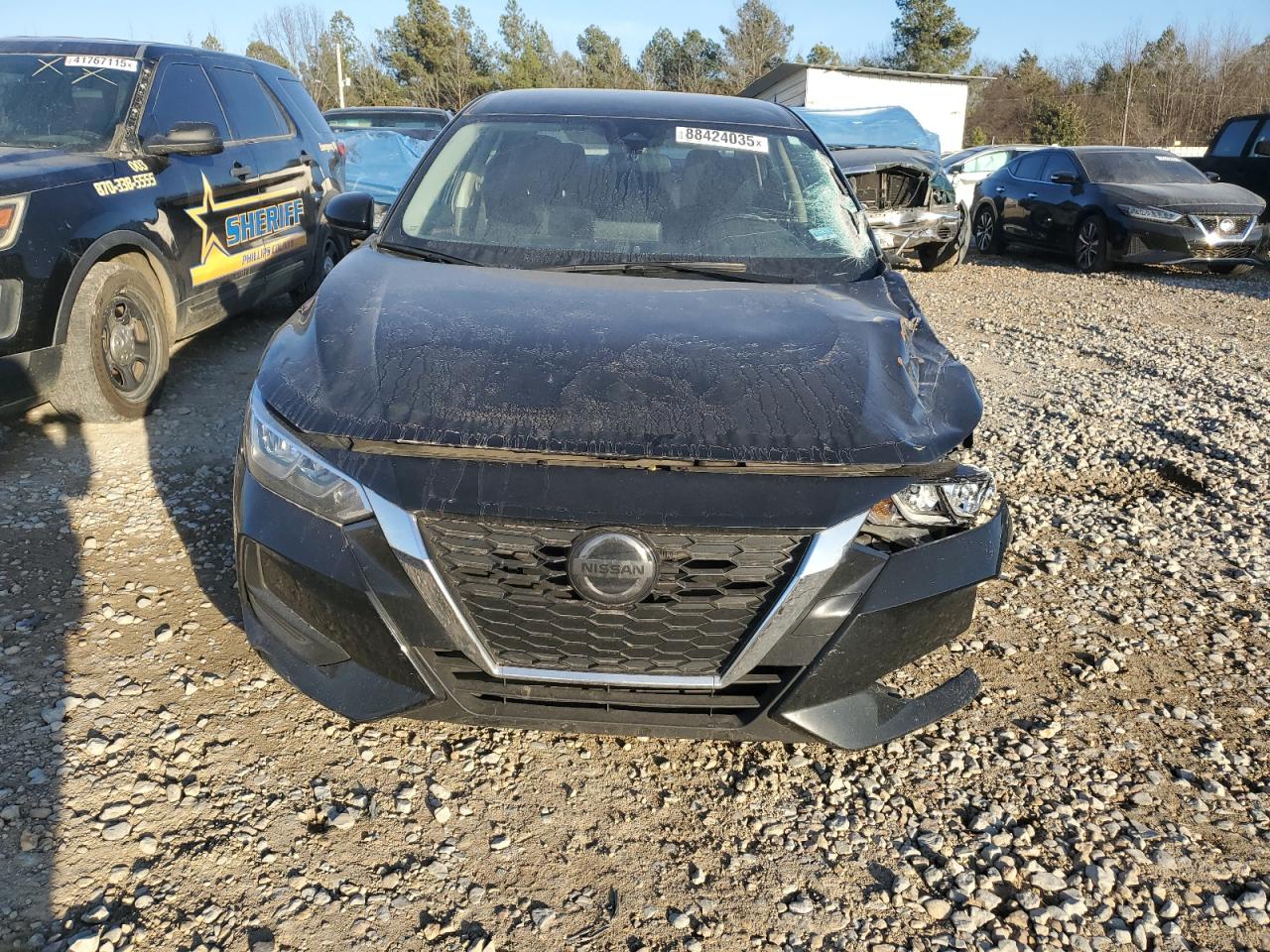 2022 Nissan Sentra VIN 3N1AB8CV6NY317320 Copart auction photo, rear end / all over damage thumbnail 5