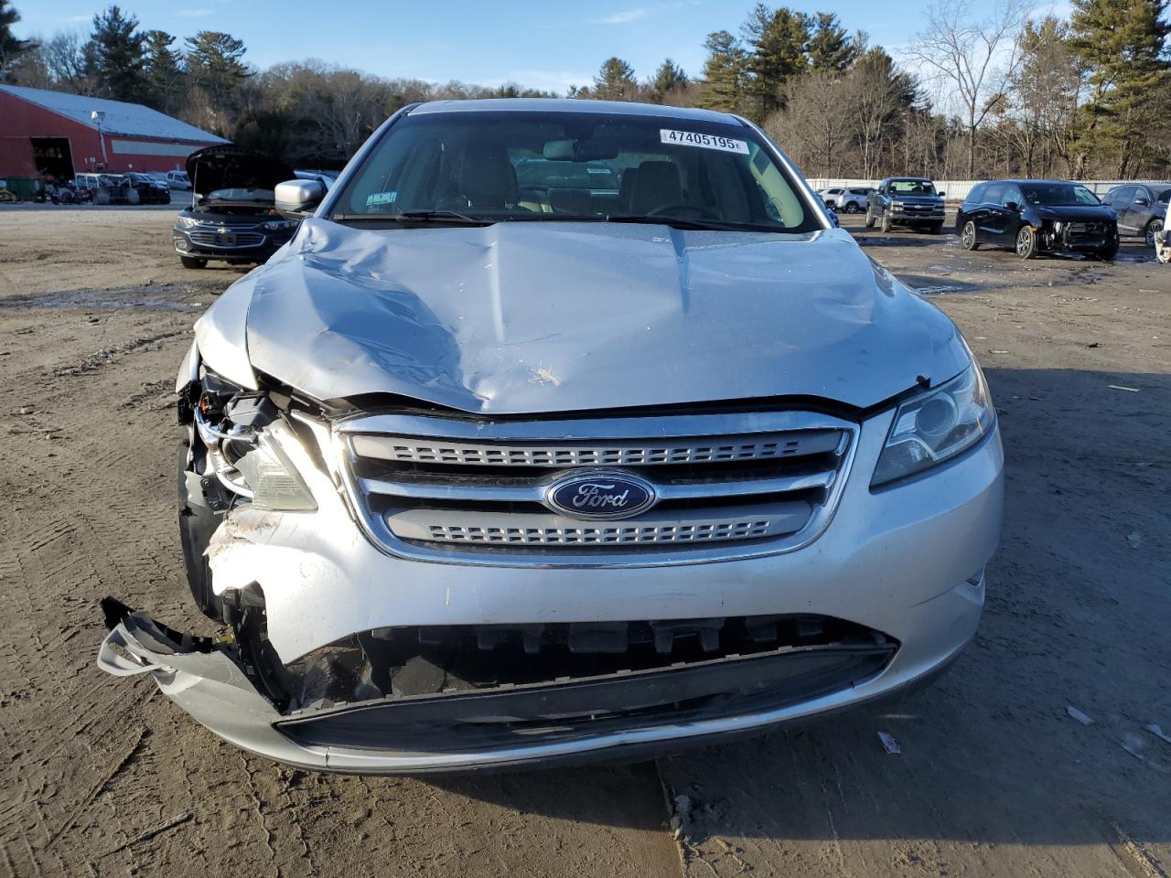 2010 Ford Taurus VIN 1FAHP2EW9AG169231 Copart auction photo, front end / top/roof damage thumbnail 5