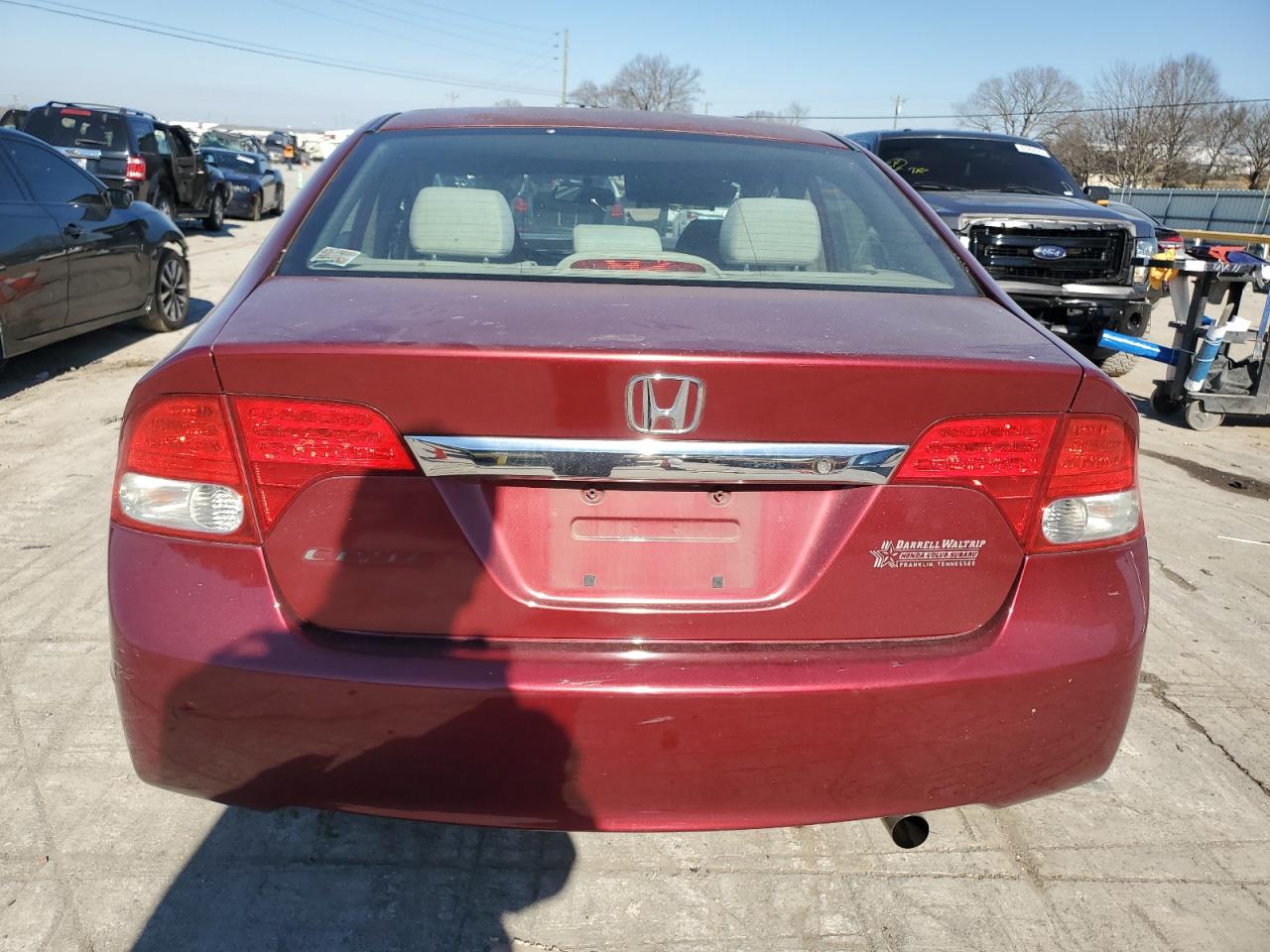 2009 Honda Civic VIN 2HGFA16549H326359 Copart auction photo, front end damage thumbnail 6