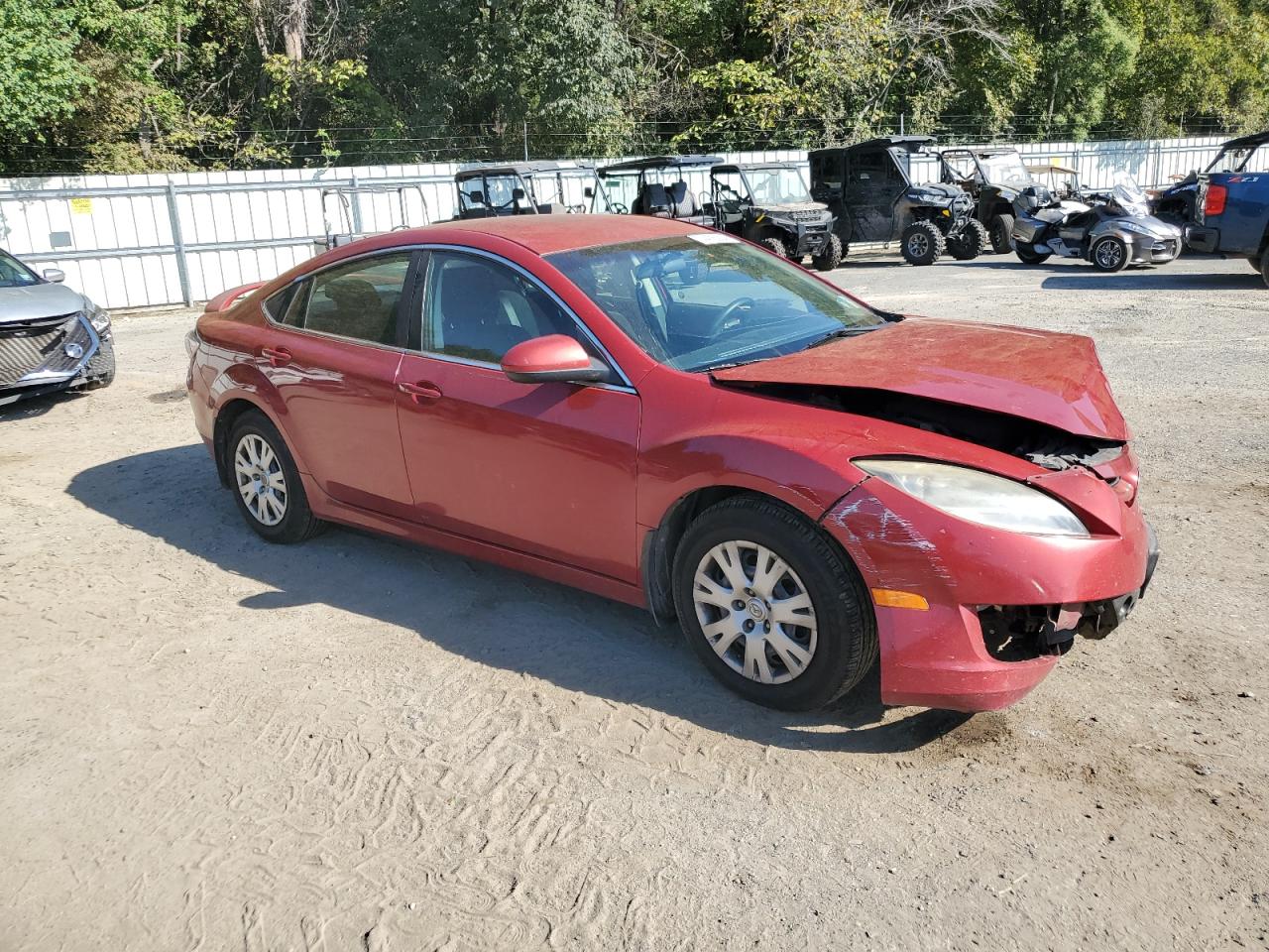 2009 Mazda 6 VIN 1YVHP81A095M20663 Copart auction photo, front end damage thumbnail 4