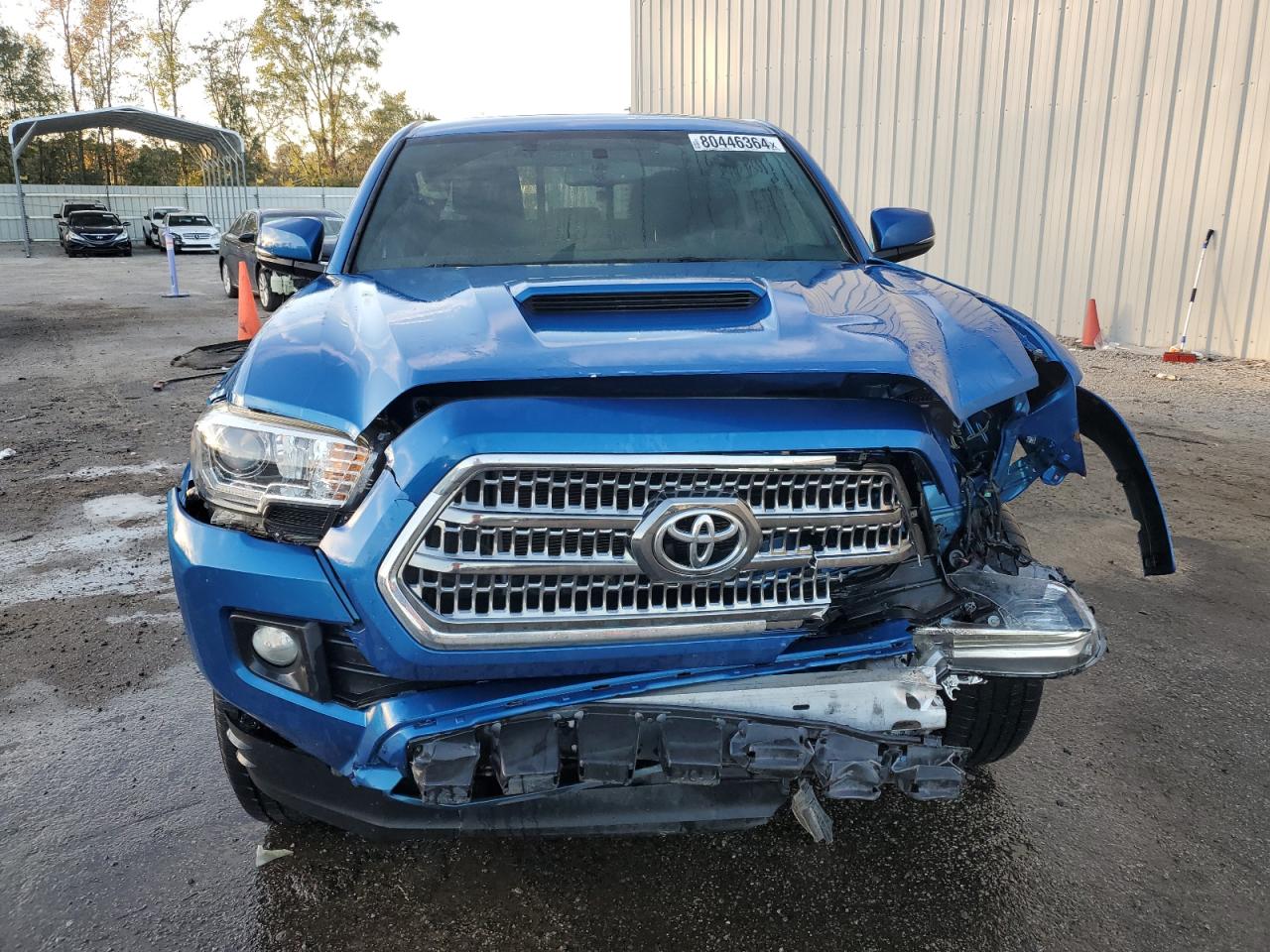 2016 Toyota Tacoma VIN 5TFBZ5DNXGX001756 Copart auction photo, front end damage thumbnail 5