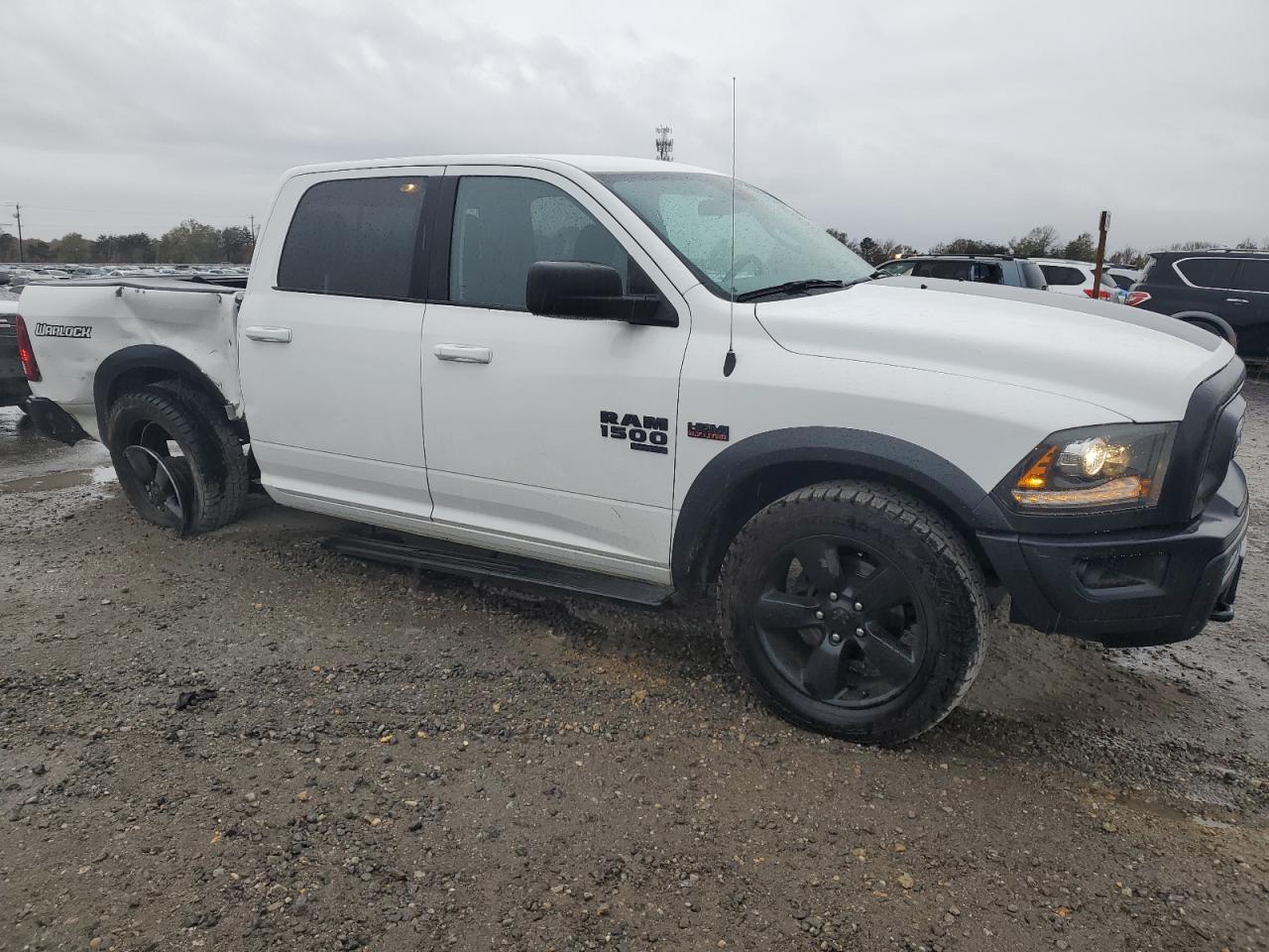 2019 RAM 1500 VIN 1C6RR7LT8KS696861 Copart auction photo, rear end / side damage thumbnail 4