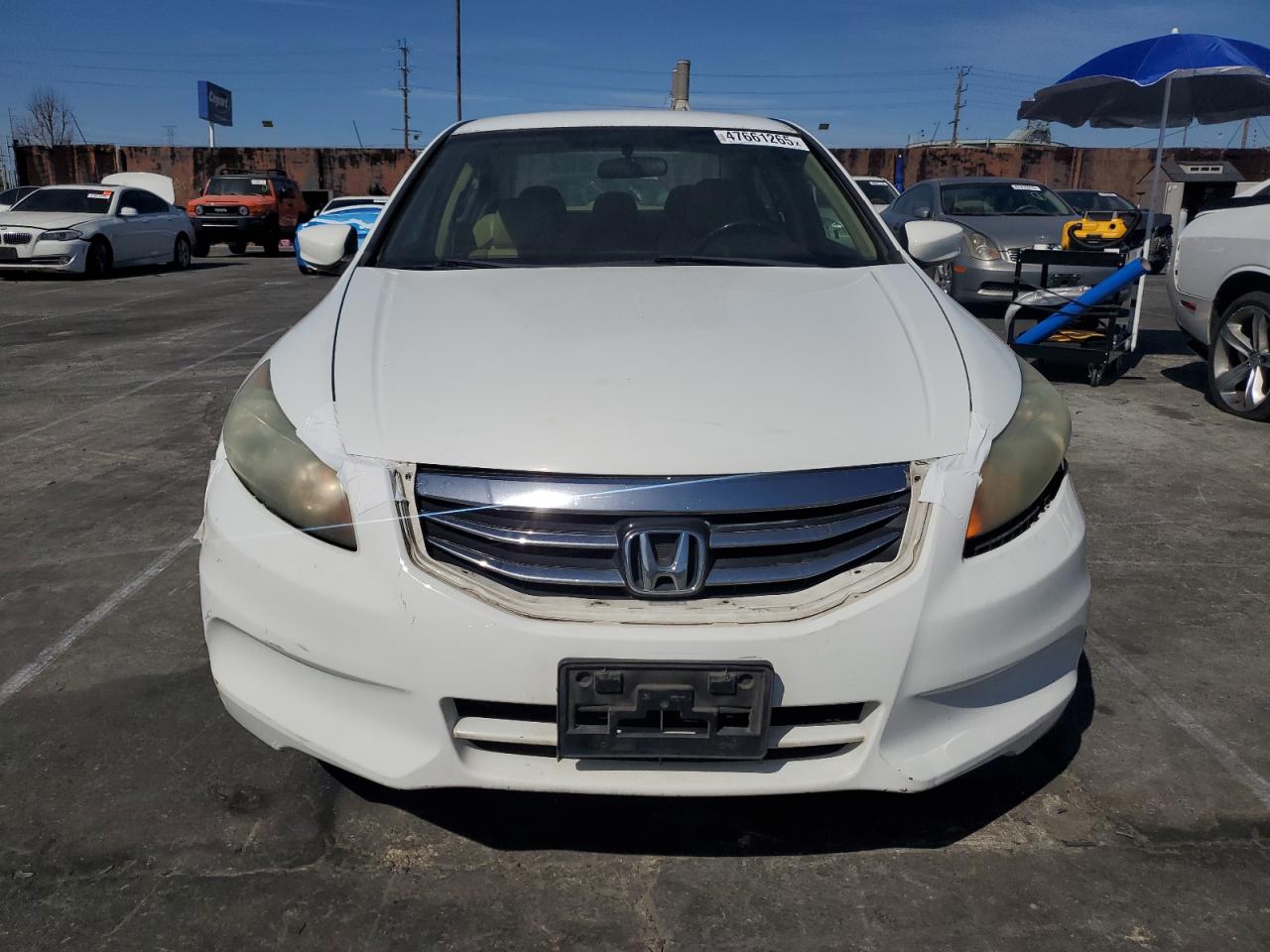 2011 Honda Accord VIN 1HGCP2F61BA004847 Copart auction photo, front end / rear end damage thumbnail 5